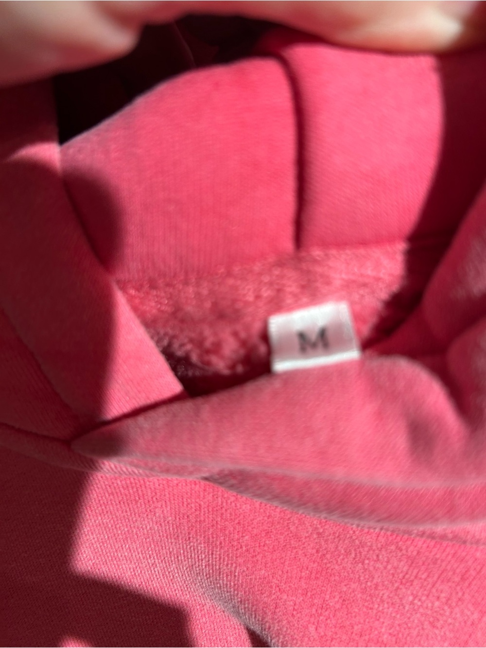 DANDY "Gift Giving" Oversized Lux Hoodie in Vintage Washed Pink - Picture 4 of 4